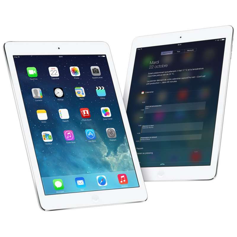 Apple iPad Air 128 Go Wi-Fi Argent - Vente et achat en ligne des