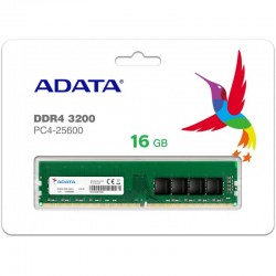 Barrette mémoire 16GB ADATA DDR4-3200 U-DIMM - PC bureau (AD4U320016G22-RGN)