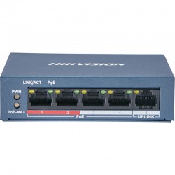 switch 5 ports hikvision non administrable 10100 poe ds-3e0105p-e-m-b