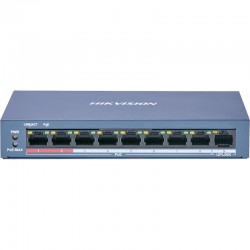 switch 8 ports Hhikvision non administrable fast ethernet 10100 poe ds-3e0109p-e-m-b
