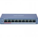 Switch 8 Ports HIKVISION Non Administrable Fast Ethernet 10100 POE (DS-3E0109P-E-M-B)