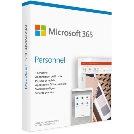 Microsoft 365 Famille - Licence 1 an - Postes illimités - 6