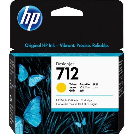 cartouche hp 712 jaune dencre origine 3ed69a