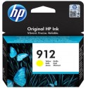 Cartouche HP 912 Jaune d'encre origine (3YL79AE)