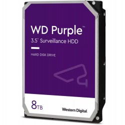 disque dur interne 3.5" western digital purple 8 to pour les systèmes de vidéosurveillance et de sécurité (wd84pur-64)