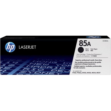 Cartouche de TOner d'impression noire HP LaserJet 85A (CE285A)