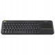 Clavier sans fil avec pavé tactile intégré Logitech Wireless Touch Keyboard K400 Plus Noir AZERTY