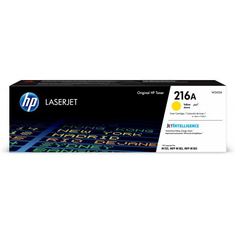 HP 216A Jaune (W2412A) - Toner HP LaserJet d'origine 216A prix Maroc