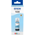 Epson 108 Cyan clair - Bouteille d'encre Epson EcoTank d'origine (C13T09C54A)
