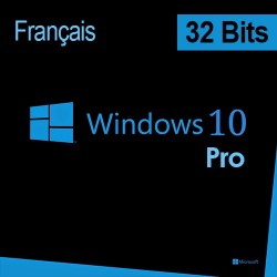 Microsoft Windows 10 Pro 32 bits (français) DSP OEI - Licence OEM
