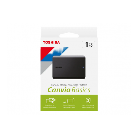 Disque dur 1TB externe 2.5" USB 3.0 Toshiba Canvio Basics HDTB510EK3AA prix Maroc