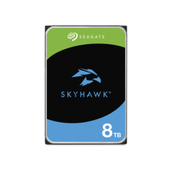 Disque dur interne Seagate Skyhawk 8 To - 3,5" - SATA - 6 Gb/s - 256 Mo pour système de caméra de sécurité (ST8000VX010)