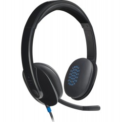 Casque Logitech H540 pour ordinateur avec microphone anti-parasite - USB (981-000480)