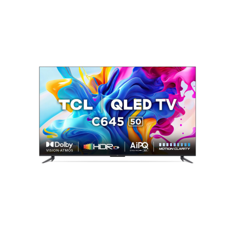 tv tcl qled 50p uhd smart android 11 officielle (50c645)