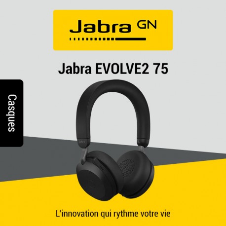 JABRA EVOLVE2 75 AVEC LINK 380A MS DUO STEREO BLACK (27599-999-999)