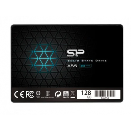 Disque dur interne SSD SILICON POWER ACE A55 128 GB 2,5" SATA (SP128GBSS3A55S25)