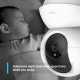 camera de surveillance wifi 3mp full hd panoramique et inclinable tapo c210