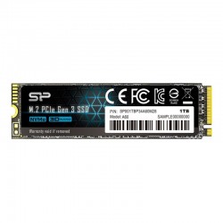 Disque Dur SSD SILICON POWER M.2 1TB PCIE NVME A60 2280 (SP001TBP34A60M28)