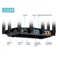 Nouveauté Point d’accès AX7800 Tri-Band 8-Stream Wi-Fi 6 Router (ArcherAX95)