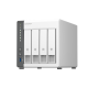 qnap ts-264 nas tower ethernet/lan noir, or n5095 (ts-264-8g) 