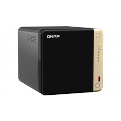 QNAP TS464 NAS Tower 4 BAIES, Ethernet/LAN, N5095, 8GB RAM, Sans Disk, Noir (TS-464-8G)