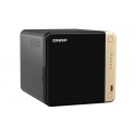 QNAP TS464 NAS Tower 4 BAIES, Ethernet/LAN, N5095, 8GB RAM, Sans Disk, Noir (TS-464-8G)