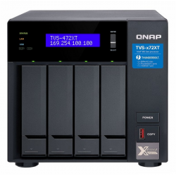 Qnap Serveur NAS i3-8100T LAN 10 GbE (TVS-472XT-I3-4G)