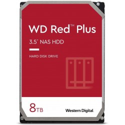 Disque dur interne 3.5" Western Digital Red Plus 8 To pour NAS Cache 128Mo (WD80EFZZ)