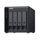 qnap boîtier de disques de stockage serveur nas de 4 baies (tl-d400s)