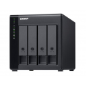 QNAP Boîtier de disques de stockage Serveur NAS de 4 BAIES (TL-D400S)