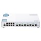 QNAP QSW-M408-4C commutateur réseau Géré L2 Gigabit Ethernet (10/100/1000) Blanc (QSW-M408-4C)