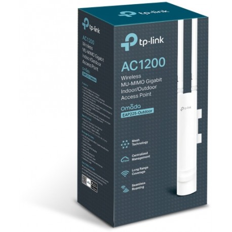 point d'accès wifi mesh tp-link ac1200 mu-mimo gigabit extérieur (ip65) (eap225-outdoor)