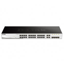 d-link web smart switch 24-port 10/100/1000baset poe (dgs-1210-28p)