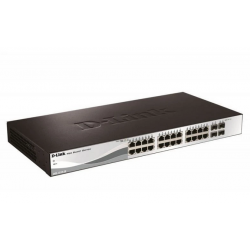 d-link web smart switch 24-port 10/100/1000baset poe (dgs-1210-28mp)