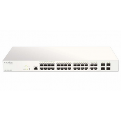 Switch Administrable D-LINK Nuclias Cloud 24 ports PoE + 4-Ports Combo GE/SF (DBS-2000-28MP)