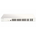 Switch Administrable D-LINK Nuclias Cloud 24 ports PoE + 4-Ports Combo GE/SF (DBS-2000-28MP)