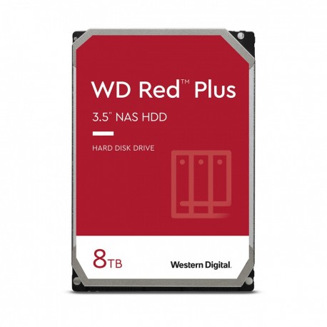 disque dur 8to interne 3.5 western digital red plus - pour nas wd80efpx