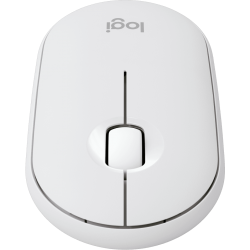 Souris sans fil Logitech Pebble M350 Blanc cassé (910-005716)