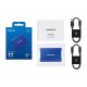 disque dur 1to ssd externe samsung t7 portable bleu mu-pc1t0h maroc