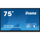 ecran interactif 75 iiyama 4k uhd lcd - prolite te7512mis-b3ag prix maroc