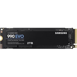 Disque dur Samsung 990 EVO 2TB M.2 PCI Express 4.0 V-NAND TLC NVMe (MZ-V9E2T0BW)