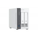 QNAP TS-216G Serveur de stockage NAS Tower Cortex-A Cortex-A55 4 Go HDD Blanc (TS-216G)