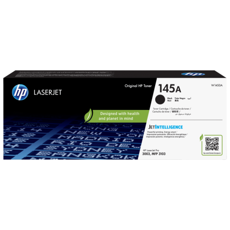 Toner HP 145A Noir LaserJet d'origine (W1450A)