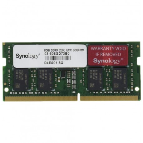 barrette mémoire synology so-dimm 8gb ddr4 ecc - serveur nas d4es01-8g prix Maroc