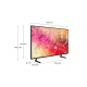 téléviseur samsung 55" crystal uhd 4k du7100 + récepteur intégré ue55du7100uxtk maroc