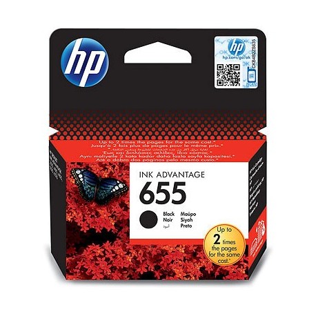 cartouche hp 655 noir d'encre origine cz109ae Maroc