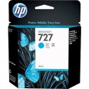 Cartouche HP 727 Cyan d'encre origine (F9J76A)
