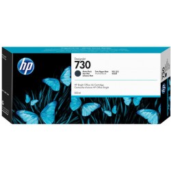 hp 730 noir mat - cartouche d'encre hp d'origine p2v71a