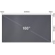 écran de projection epson 100" elpsc35 laser tv v12h002ad0 prix maroc