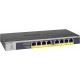 switch 8 ports netgear gs108pp gigabit poepoe plus 123w non-gere gs108pp prix maroc